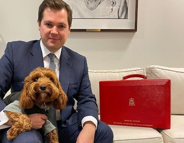 Property News: Robert Jenrick and his dog Toffee
