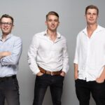 L to R Freddy Hoare Dan Robinson Charlie Youngs